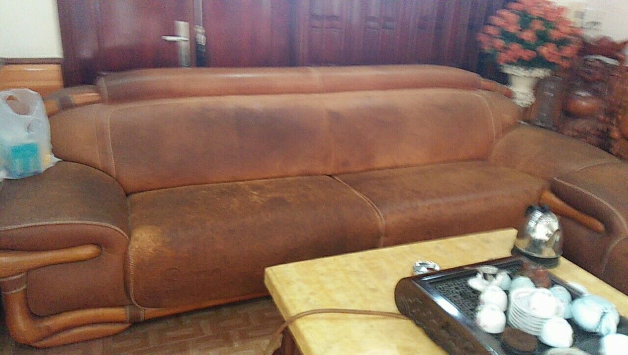Bộ ghế sofa da thật ở Hải DươngBọc lại ghế sofa